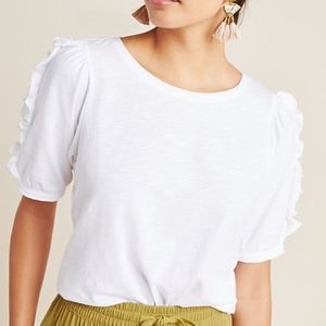 Clemence Ruffled Top | Anthropologie